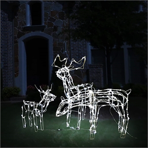 vidaXL Large Christmas Light Display in Warm White