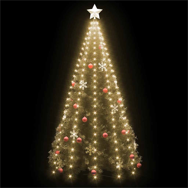 vidaXL Large Decorative Tree in Light Dark Green