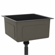 vidaXL Stainless Steel Handmade Kitchen Sink in Black
