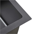 vidaXL Stainless Steel Handmade Kitchen Sink in Black