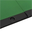 vidaXL Atificial Leather Poker Table in Green