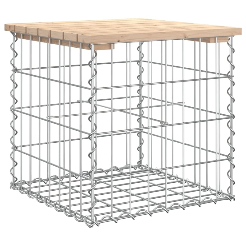 vidaXL Wood Garden Bench in Silver/Natural
