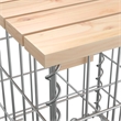vidaXL Medium Durable Wood Garden Bench in Natural