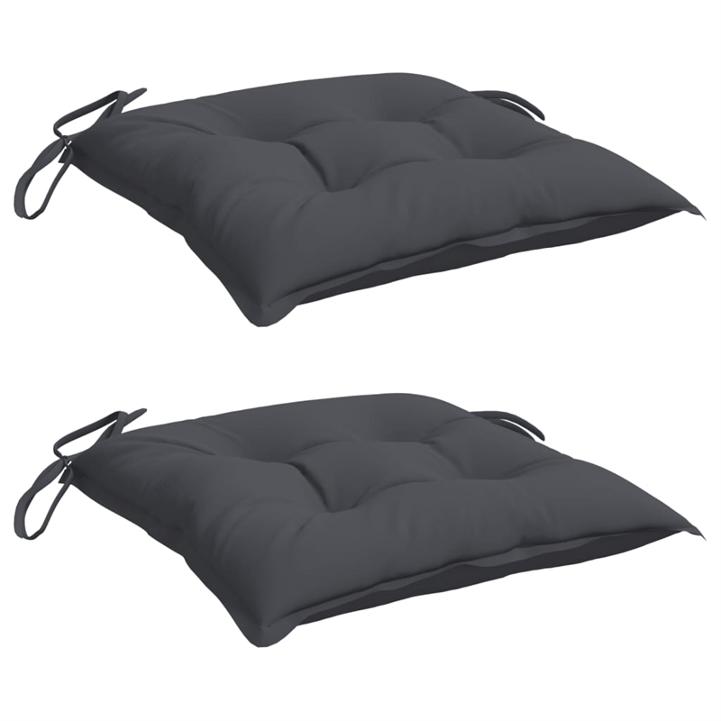 vidaXL Chair Cushion in Anthracite (Set of 2)