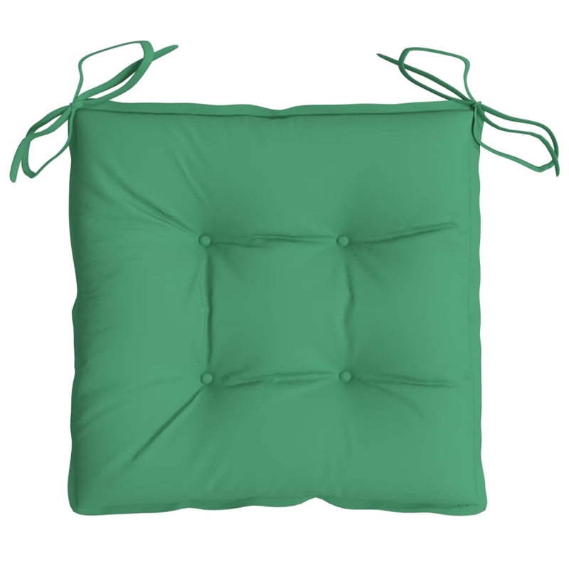 vidaXL Chair Cushion in Green (Set of 4)