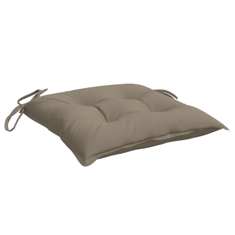 vidaXL Chair Cushion Taupe (Set of 4)