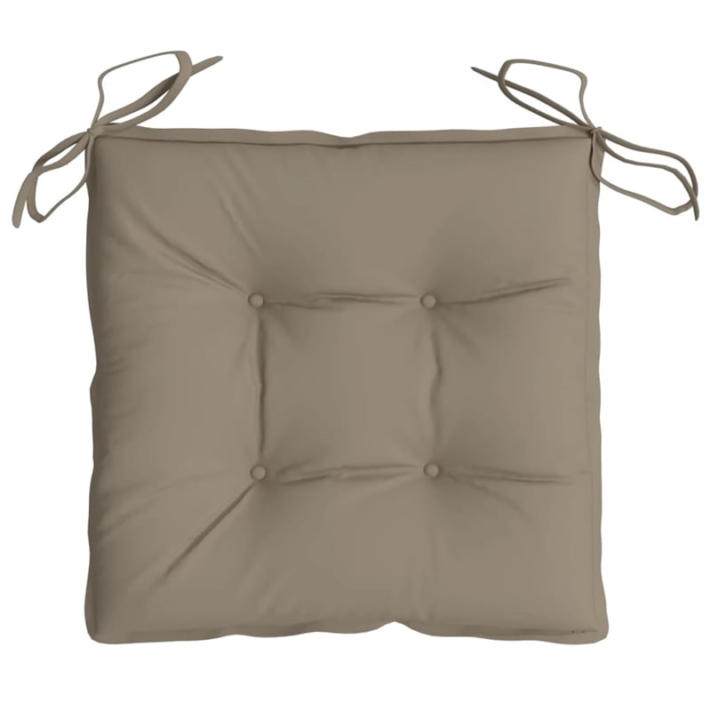 vidaXL Chair Cushion Taupe (Set of 4)