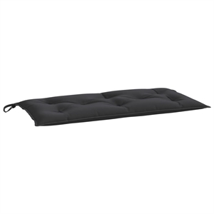 vidaXL Medium Garden Bench Cushion in Black