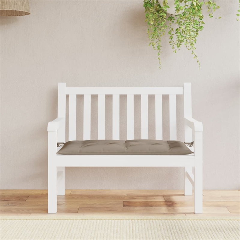 vidaXL Large Garden Bench Cushion in Taupe
