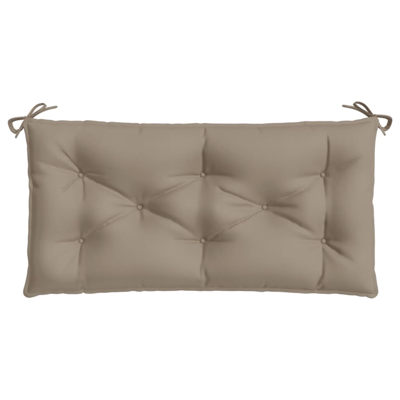 vidaXL Large Garden Bench Cushion in Taupe