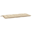 vidaXL Medium Garden Bench Cushion in Beige