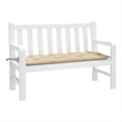 vidaXL Medium Garden Bench Cushion in Beige