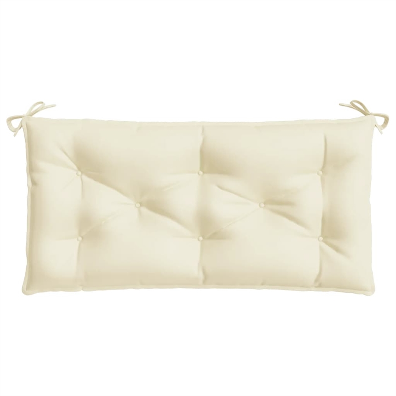 vidaXL Garden Bench Cushion Cream (Set of 2)