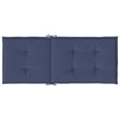 vidaXL Highback Chair Cushion in Navy Blue (Set of 2)