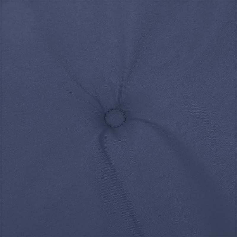 vidaXL Highback Chair Cushion in Navy Blue (Set of 2)