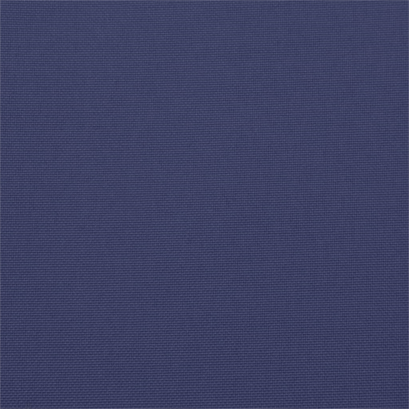 vidaXL Highback Chair Cushion in Navy Blue (Set of 2)