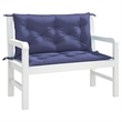 vidaXL Garden Bench Cushion in Navy Blue (Set of 2)