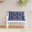vidaXL Garden Bench Cushion in Navy Blue (Set of 2)