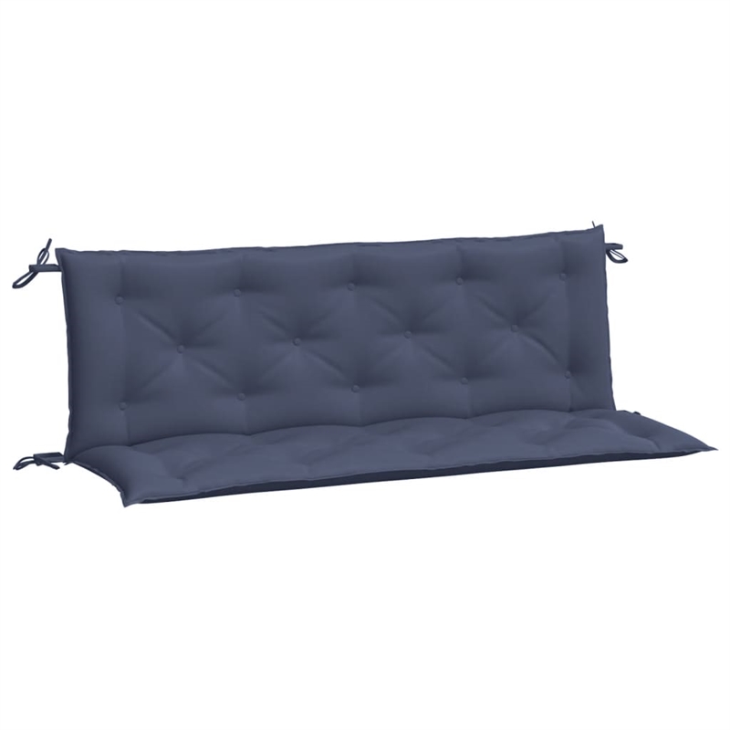 vidaXL Garden Bench Cushion in Navy Blue (Set of 2)