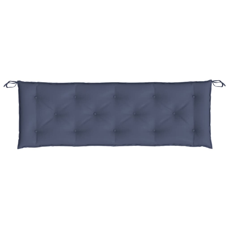 vidaXL Garden Bench Cushion in Navy Blue (Set of 2)