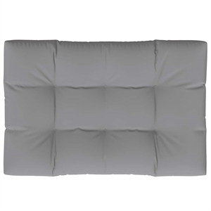 vidaXL 47.2x31.5x4.7&quot Pallet Cushion in Gray