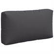 vidaXL Large Pallet Cushion in Gray (Set of 3)