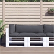 vidaXL Large Pallet Cushion in Gray (Set of 3)