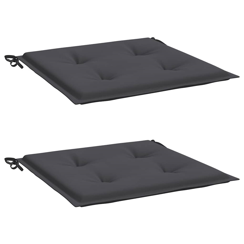 vidaXL Chair Cushion in Anthracite (Set of 2)