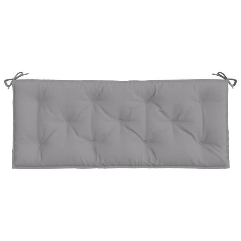 vidaXL Garden Bench Cushion in Grey (Set of 2)