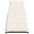 vidaXL Standard PE Rattan Sun Lounger in Brown