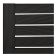 vidaXL Polypropylene Medium Sun Lounger in Black (Set of 2)