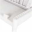 vidaXL Polypropylene Medium Multi-Position Backrest Sun Lounger in White
