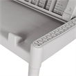 vidaXL Polypropylene Standard Foldable Sun Lounger in Gray