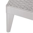 vidaXL Polypropylene Standard Foldable Sun Lounger in Gray