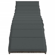 vidaXL Sun Lounger in Gray
