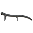 vidaXL Sun Lounger in Gray