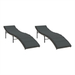 vidaXL Sun Lounger in Gray