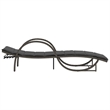 vidaXL PE Rattan  Sun Lounger in Gray