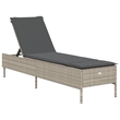 vidaXL  Sun Lounger Set in Light Gray