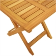 vidaXL Solid Acacia Wood Standard Foldable Sun Lounger in Brown (Set of 2)