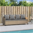 vidaXL Sun Lounger in Beige and Light Gray