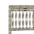 vidaXL PE Rattan Sun Lounger Set (3 pcs) in Light Gray and Dark Gray