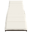 vidaXL Sun Lounger Set of 2 in Brown and Cream White