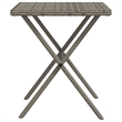 vidaXL PE Rattan and Powder-Coated Steel Standard Sun Lounger in Gray (Set of 2)