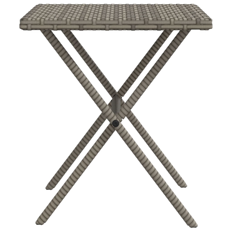 vidaXL PE Rattan Sun Lounger Adult Size in Gray  (Set of 2)