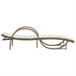 vidaXL PE Rattan Medium Sun Lounger in Beige  (Set of 2)