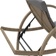 vidaXL PE Rattan Standard Sun Lounger in Beige  (Set of 2)