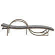 vidaXL PE Rattan Standard Sun Lounger in Beige  (Set of 2)