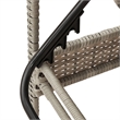 vidaXL PE Rattan Standard Sun Lounger in Light Gray