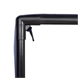 vidaXL Patio Double Sun Lounger in Gray and Navy Blue